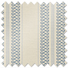 Trellis Prints, Noble Stripe Raffs Blue - Made to Measure Curtains